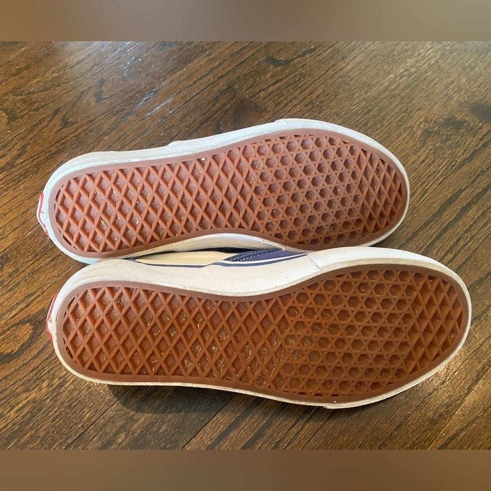 Vans Blue velvet Slip-On Shoes - Picture 3 of 5